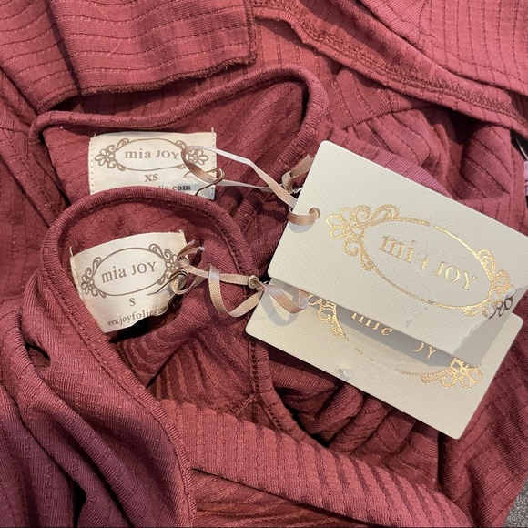 Joyfolie Mia Joy Shiloh Dress Dark Blush Pink Boho - Picture 12 of 12